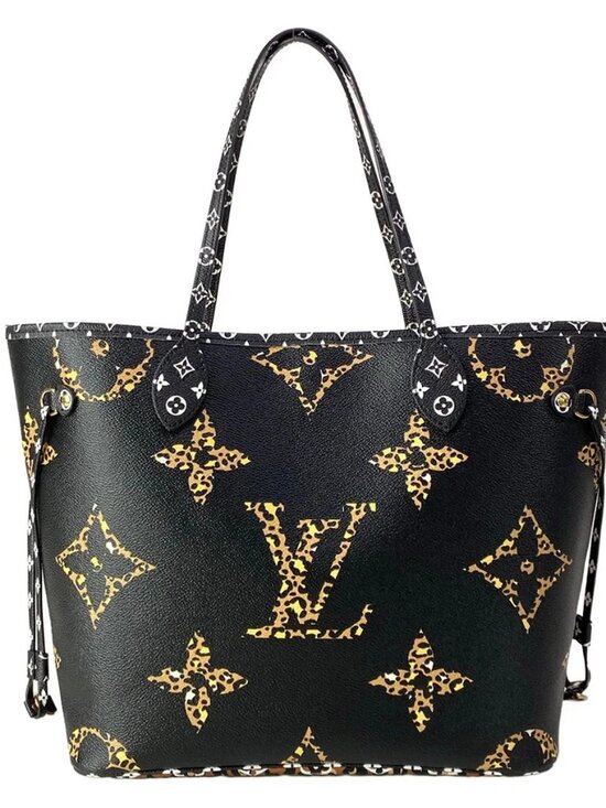 Louis Vuitton Handbags - LOUIS VUITTON Neverfull MM M44676 Noir Monogram Jungle GI3139 Tote Bag